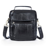 Mva Messenger Bag Men'S Shoulder Bags Genuine Leather Male Man Small Flap Casual Crossbody Men'S