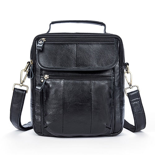 MVA Men's Shoulder Bag for Men Designer Bags Men's Genuine Leather Male  Messenger Crossbody Bags Over The Shoulder Handbags 8006