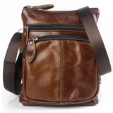 Westal Messenger Bag Men'S Shoulder Genuine Leather Bags Flap Small Male Man Crossbody Bag For