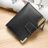 Baellerry Brand Wallet Leather Men Wallet Coin Pocket Zipper Portfolio Handy Luxury Short Purse 3