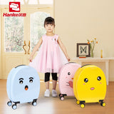 Diy Hardside Rolling Luggage Bag Kids Suitcase Girls 2018 Cartoon Spinner Trolley Boys Children