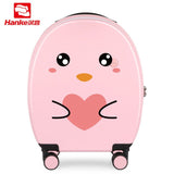 Diy Hardside Rolling Luggage Bag Kids Suitcase Girls 2018 Cartoon Spinner Trolley Boys Children