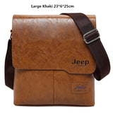 Men Tote Bags Set Jeep Buluo Famous Brand New Fashion Man Leather Messenger Bag Male Cross Body