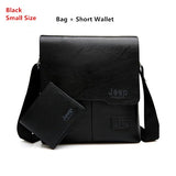 Men Tote Bags Set Jeep Buluo Famous Brand New Fashion Man Leather Messenger Bag Male Cross Body