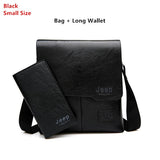 Men Tote Bags Set Jeep Buluo Famous Brand New Fashion Man Leather Messenger Bag Male Cross Body