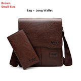 Men Tote Bags Set Jeep Buluo Famous Brand New Fashion Man Leather Messenger Bag Male Cross Body