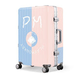 Fine Aluminum Frame Suitcase,Student Password Trunk,Women'S Trolley Case,20"Boarding