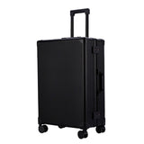 Vintage Aluminum Frame+Pc Suitcase Bag,High-Quality Rolling Luggage, New Universal Wheel Travel