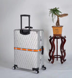 Fashion High Quality20/24/28 Inch Famous Brand Aluminum Frame Rolling Luggage Spinner Luxury