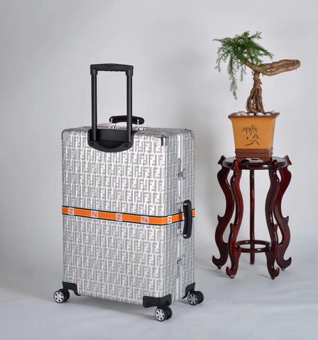 Fashion High Quality20/24/28 Inch Famous Brand Aluminum Frame Rolling Luggage Spinner Luxury