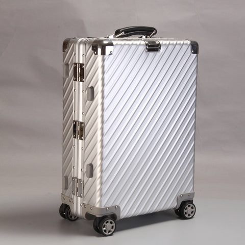 High-Grade Aluminum Trolley Case,24/26 Inch Large Capacity Suitcase,Universal Wheel Luggage,20 Inch