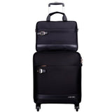 New 16/18/20/22/24 Inch Oxford Rolling Luggage Spinner Trolley Black Men Suitcases Wheels Travel