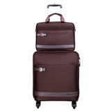 New 16/18/20/22/24 Inch Oxford Rolling Luggage Spinner Trolley Black Men Suitcases Wheels Travel