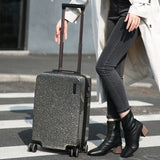 Universal Wheel Zipper Trolley Case,24 Inch Password Lock Luggage,High Quality20 Inch Pc Boarding