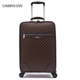 Carrylove  Fashion Luggage Series16/18/20/22/24 Size High Quality  Pu Star Rolling Luggage  Brand