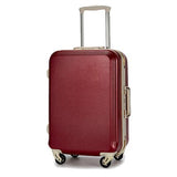 Aluminum Frame Trolley Case,Universal Wheel Wear-Resistant Tsa Password  Box,20"Boarding