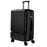 Pc + Abs Business Rolling Luggage Front Open Computer Bag Male Boarding Chassis Women'S Suitcase 24