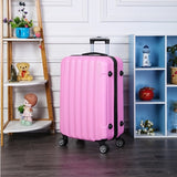 Rolling Luggage Set 26"Travel Suitcase With Wheels Spinner Trolley Case Abs Travel Bag Box Ladies