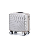 Aircraft Wheel Mute Luggage,16 Inch Boarding Suitcase,Universal Wheel Trolley Case,Password