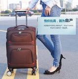 Oxford Cloth Suitcase,With Brake Universal Wheel 24"Trolley Case,22"Travel Luggage,20"Boarding