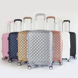 Vertical Abs Trolley Case,Student Suitcase,20 Inch Boarding Trunk,Password Box Universal Wheel