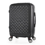 Vertical Abs Trolley Case,Student Suitcase,20 Inch Boarding Trunk,Password Box Universal Wheel