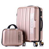 Wholesale!14 24Inches Abs Hardside Case Travel Luggage Sets On Universal Wheels,Male And Female