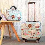 360 Degree Universal Wheel 18 Inch Mini Trolley Case, Abs Suitcase, Female Trolley Luggage,