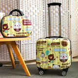 360 Degree Universal Wheel 18 Inch Mini Trolley Case, Abs Suitcase, Female Trolley Luggage,