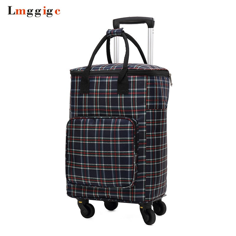 Small Cabin Luggage/Trolley Bag (Free Packing Kit)- Grey