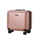 18"Aluminum Frame Trolley Case,Universal Wheel Boarding Box,Fashion Travel Suitcase,Rolling