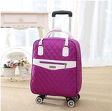 Universal Wheel Trolley Case,Boutique Luggage,Oxford Suitcase,Multi-Function Double Shoulder