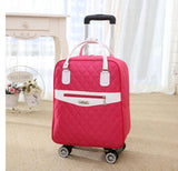 Universal Wheel Trolley Case,Boutique Luggage,Oxford Suitcase,Multi-Function Double Shoulder