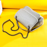 Genuine Leather Handbags Fashion Women Shoulder Bag Chain Strap High Quality Clutch Bag Ladies