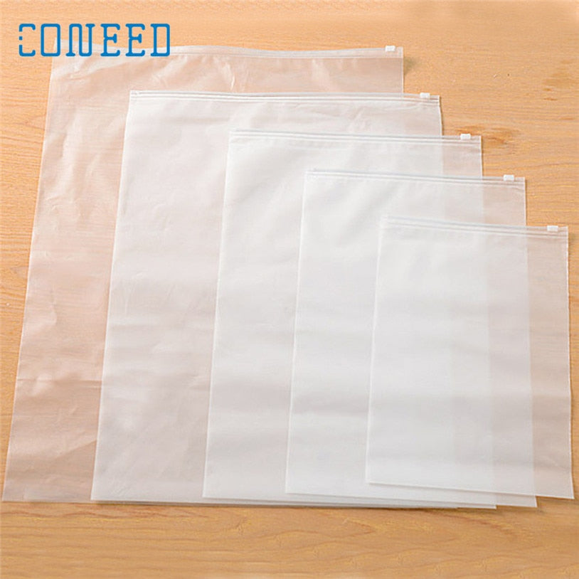 T Translucent Pull Edge Travel Pouch Luggage Storage Bag Clothing Bags Sealing Bag Underwear