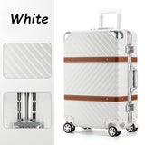 New Arrival!20 22 24 26 29Inches Abs Pc Hardside Case Trolley Luggage,Vintage Red Black White