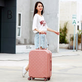 Fashion 20'24'26'22' Zipper Abs+Pc Unisex Travel Large Capacity High Quality Luggage Rolling