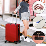 Fashion 20'24'26'22' Zipper Abs+Pc Unisex Travel Large Capacity High Quality Luggage Rolling