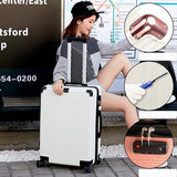 Fashion 20'24'26'22' Zipper Abs+Pc Unisex Travel Large Capacity High Quality Luggage Rolling