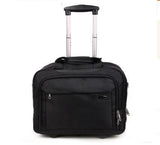 Men Business Rolling Luggage Bags On Wheels  Cabin Travel Trolley Bag Wheeled Bag For Business