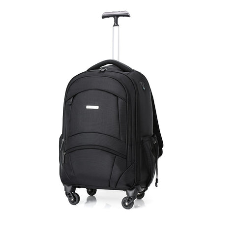 Multi-Function Travel Bag,Universal Wheel Trolley Double Shoulderbag,20"Boarding Luggage