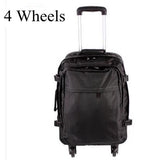 Women'S Travel Bags,Trolley Backpack,Wheeled Luggage Bag,Multi-Function Trolley Bag,Fashion