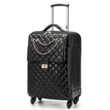 Universal Wheel Travel Bag Suitcase Carry On Trolley Bag Spinner Women Cabin Luggage Bag Girl